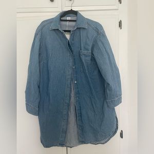 Long Sleeve Denim Dresss